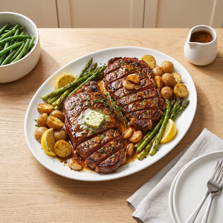 Honey Garlic Beef Steaks Recipe