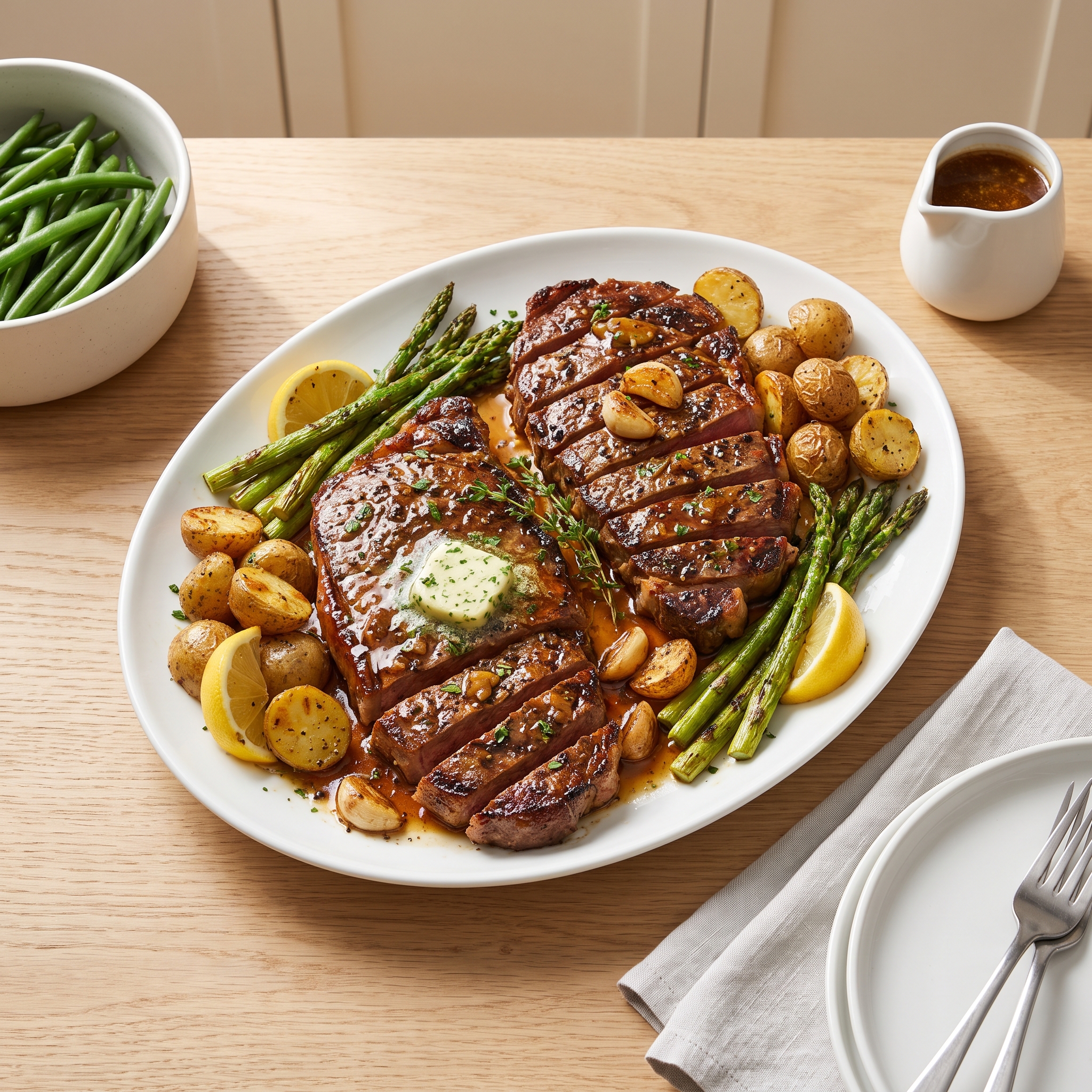 Honey Garlic Beef Steaks Recipe