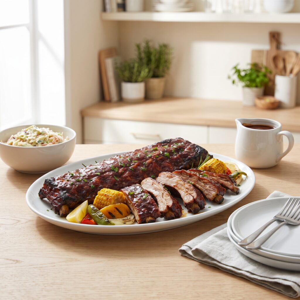 Tender Oven Baked Ribs