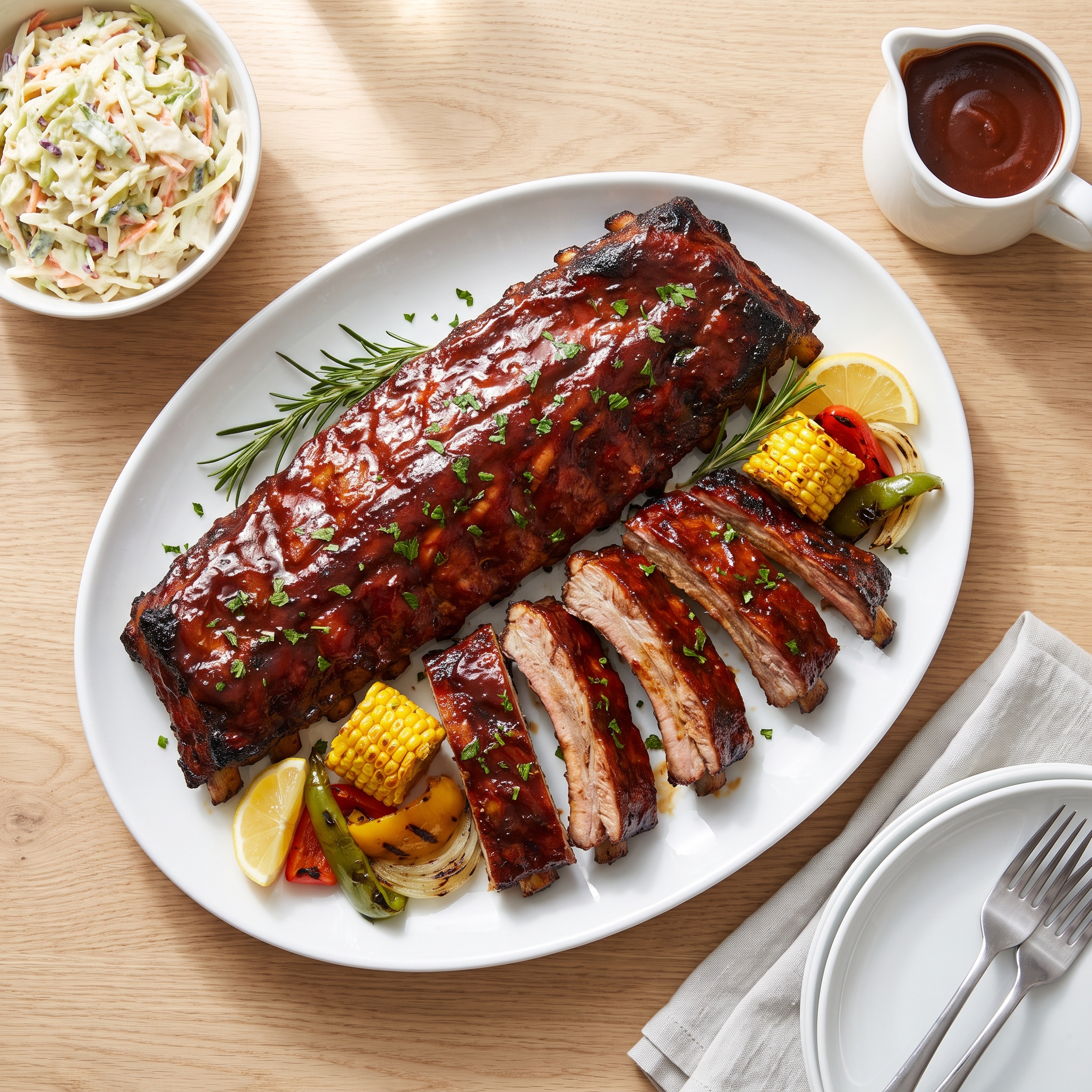 Tender Oven Baked Ribs
