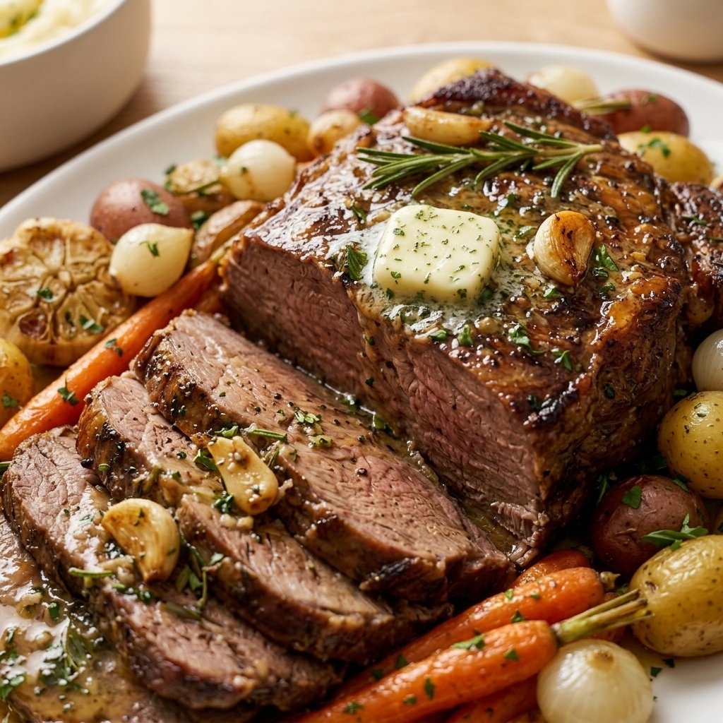 Garlic Herb Pot Roast Recipe