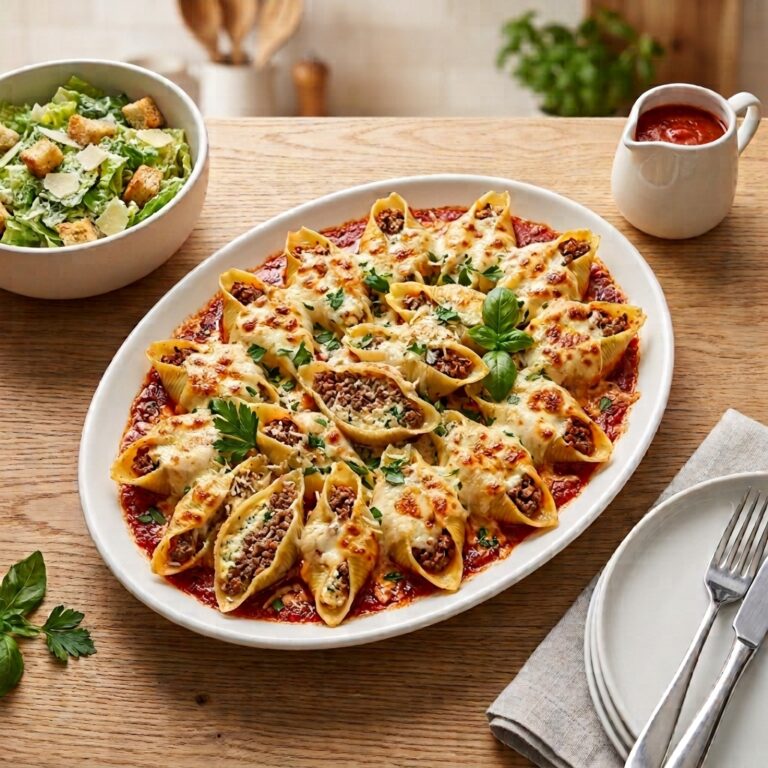 Stuffed Shells with Ground Beef Recipe