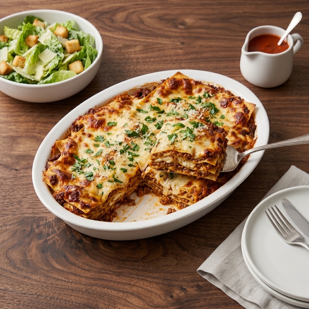Classic Meat Lasagna Recipe